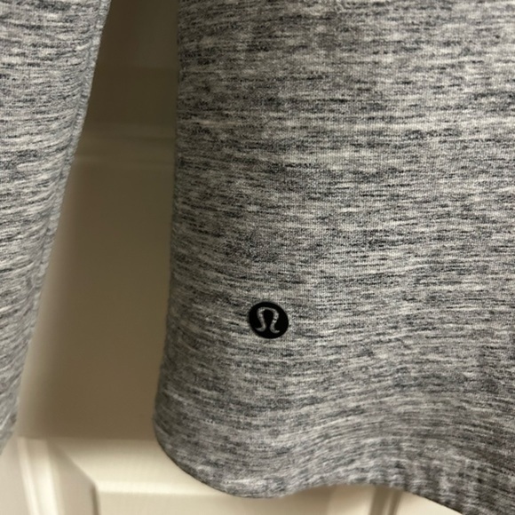 Lululemon Going Places Jacket Heather Space Dyed Medium Grey Black Size 6‎ - Picture 7 of 7